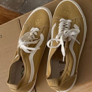 Vans Yellow Sneakers with White Accents